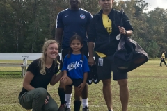 Ava with Blue Storm Coaches